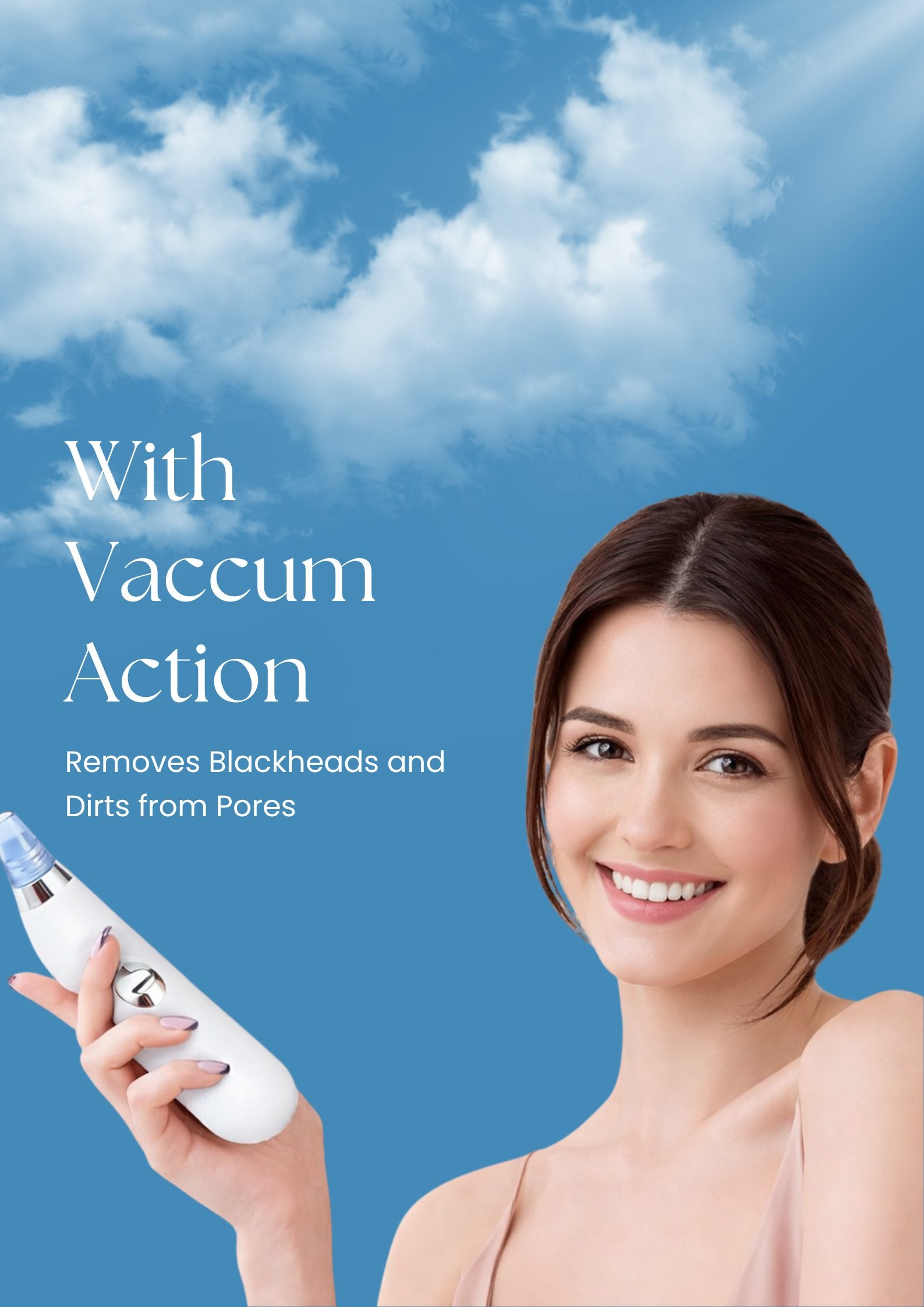 Derma Suction- Pore cleaner clear- Black Heads & Heads Remover