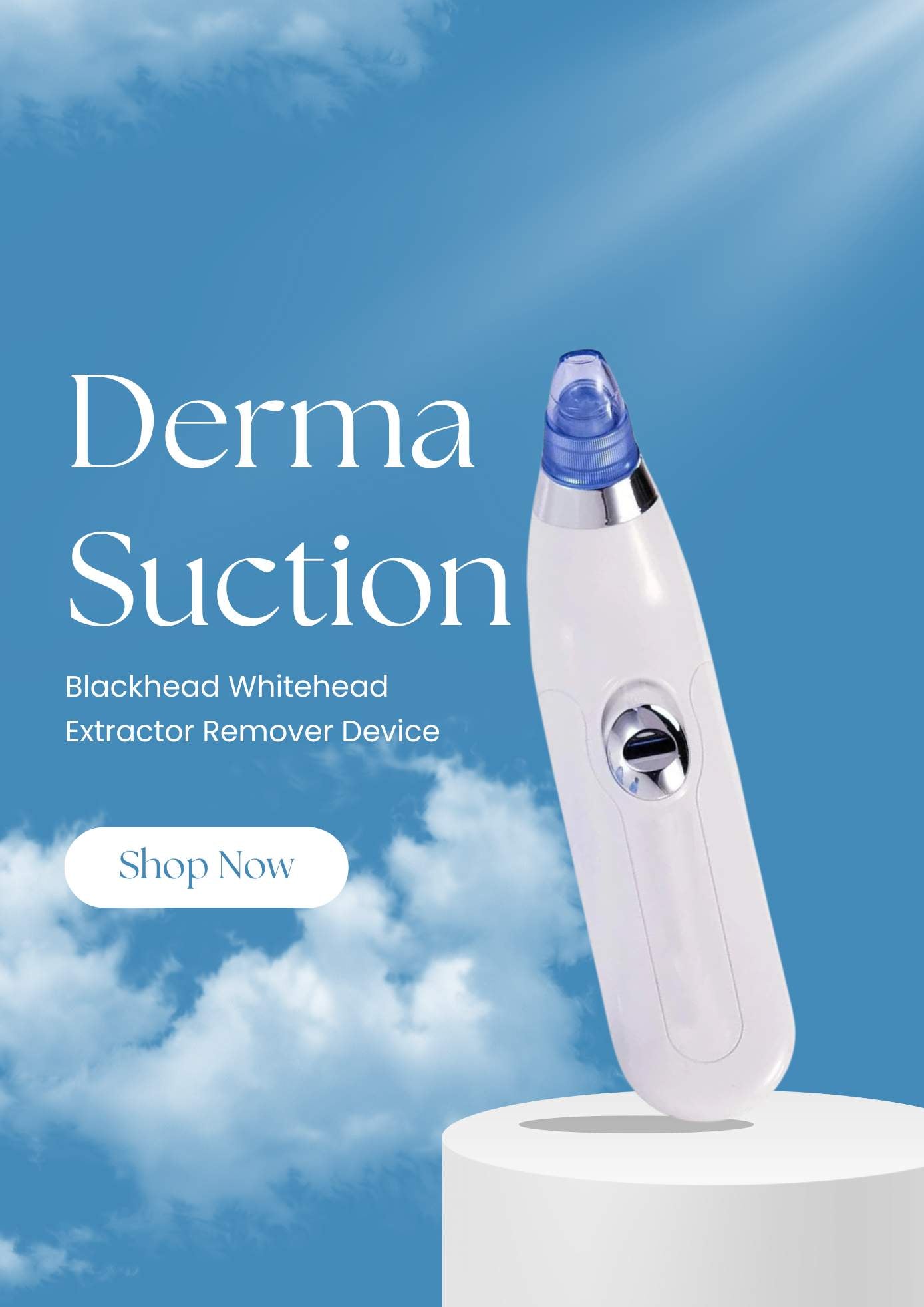 Derma Suction- Pore cleaner clear- Black Heads & Heads Remover